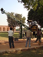 Film Shooting From a Crane