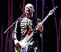 Flea in skeleton t-shirt