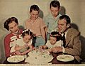 Gloria Hatrick McLean and her family, August 1954