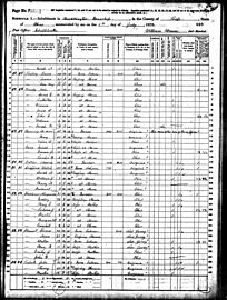 HEMINGS Madison 1870 federal census Ross County Ohio