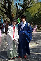 Hanfu man and lady