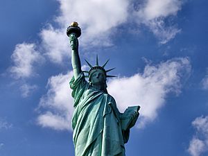 Liberty-statue-from-below