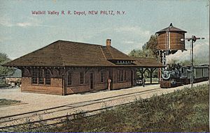 New Paltz station postcard