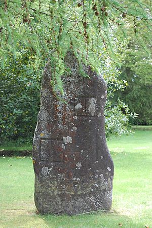 Standing Stone In Garden