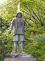 Statue of Maeda Toshiie in Kanazawa - Detail - 2016-04-16