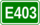 European route E403