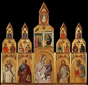 Tarlati-polyptych-Pietro Lorenzetti Pieve di santa Maria Arezzo