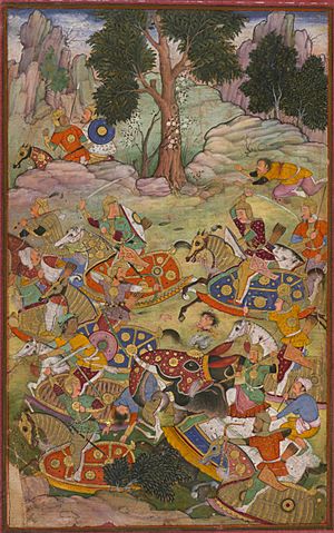 The battle of Panipat and the death of Sultan Ibrāhīm, the last of the Lōdī Sultans of Delhi