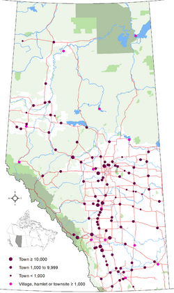 Alberta Towns