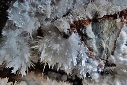 Aragonite in Mercer Caverns