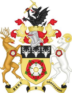 Arms of Derbyshire County Council