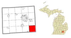 Location within Washtenaw County