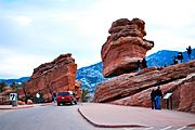 Balanced Rock and Steamboat Rock March 2010