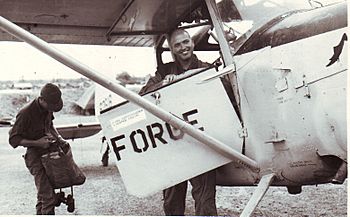 Capt. HT Johnson Just Back From a Mission August, 1967