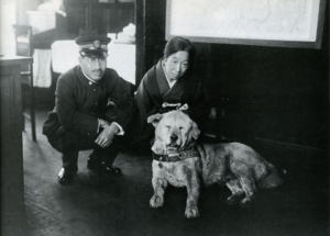 Chuken Hachiko at Shibuya Station c1933