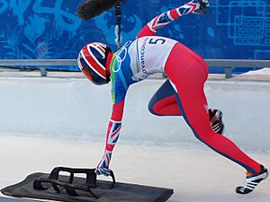 Départ de skeleton Amy Williams