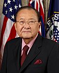 Daniel Inouye, official Senate photo portrait, 2008