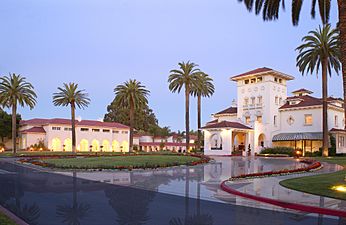 Dolce Hayes Mansion at dusk