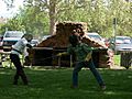 Fencers in Julia Davis Park