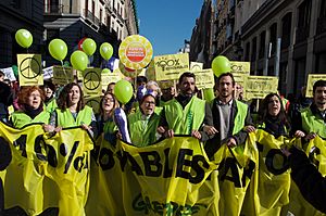 Greenpeace Climate March 2015 Madrid