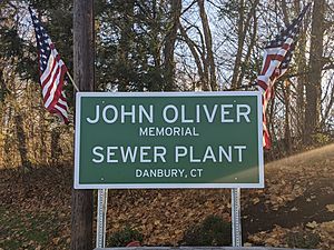 John Oliver Memorial Sign