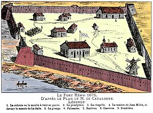 Le Fort Rémy en 1671