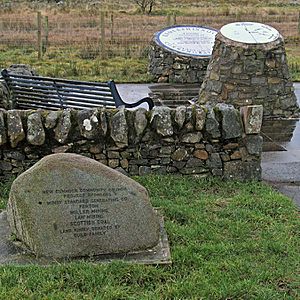 Memorials to the Knockshinnoch mining disaster