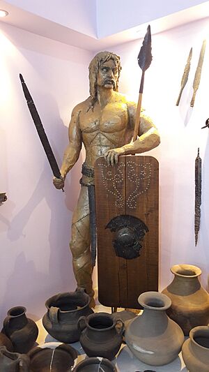 National museum in Požarevac, Scordisci warrior