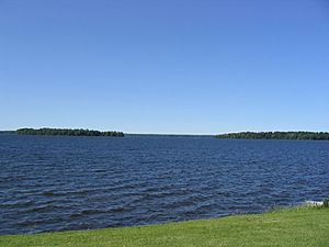 Oneida Lake seen from Yacht Club in Cicero New York