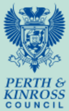 Official logo of Perth and KinrossPairth an KinrossPeairt agus Ceann Rois