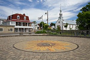 The Place de la nation huronne-wendat in Wendake