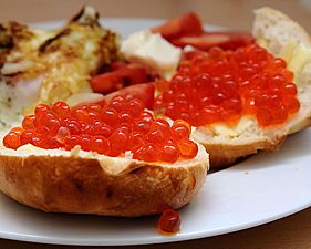 Salmon caviar