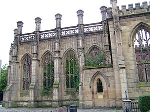 St Lukes Liverpool Overgrown