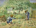 Vincent van Gogh - First Steps, after Millet