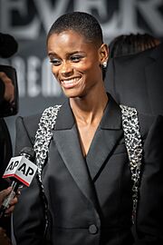 Actress Letitia Wright - Red Carpet Hollywood (52471829089)