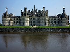 Arrière du Château de Chambord (41)