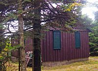 Balsam Lake Mountain fire tower observer's cabin