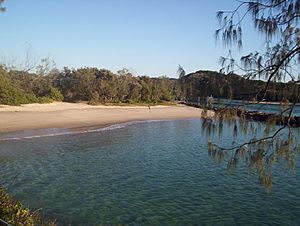 Brunswick Heads swimming hole