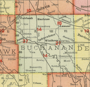 Buchanan County Iowa 1903