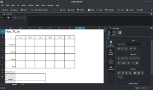 Calligra Sheets 3.2.1 screenshot.png