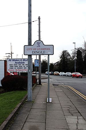 Dingle sign on Sefton Street