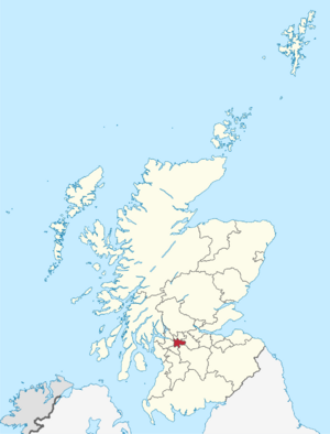 Location of Glasgow