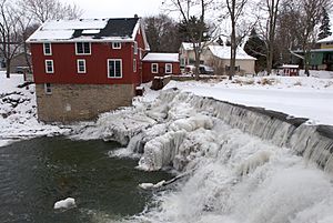 Small waterfall on Honeoye Creek