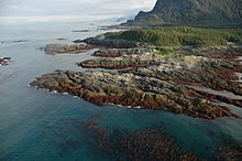 Inland Passage to Dicks Arm, view from Cape Spencer Light