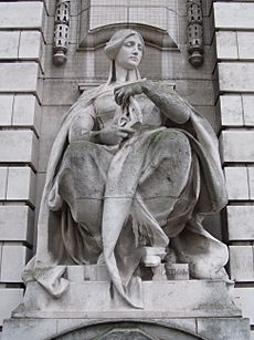 Navigation by Sir Thomas Brock, Admiralty Arch, London