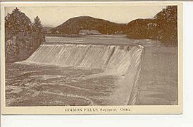 PostcardSeymourCTRimmonFalls1917