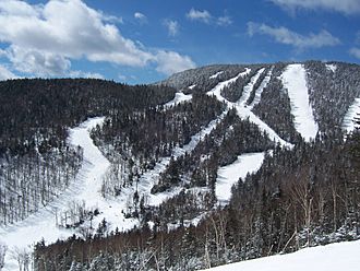 A view of part of Gore's summit from the Uncas trail.