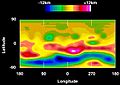 Vesta elevation map HST1996