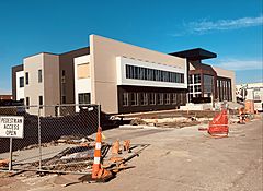 New courthouse under construction as of Dec 2021