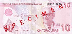 10 Türk Lirası reverse